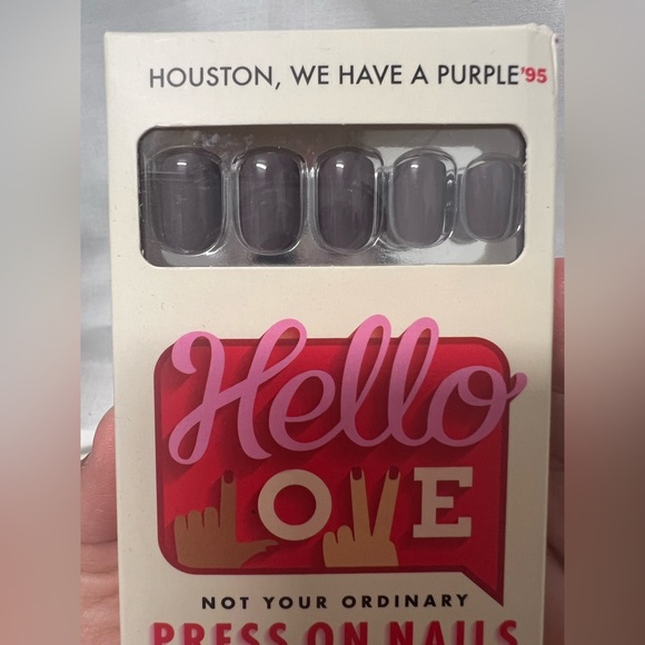 Hello Love Press on Nails in “Houston, we have a purple” - Picture 2 of 5